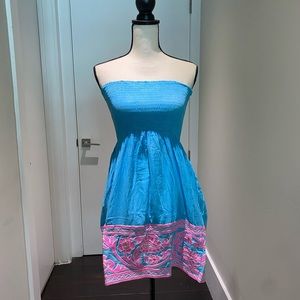 Afrozaks Blue Posh Dress